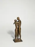 Gerhard Marcks, Stehendes Liebespaar, 1965, Bronze mit goldbrauner Patina
