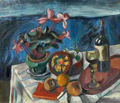 Helmuth Macke, Weihnachtsstilleben, 1926, Öl auf Leinwand