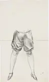 Karl Hubbuch, Studie (Frauenbeine)