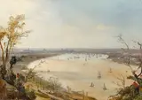 Théodore Gudin, Bordeaux vue des hauteurs