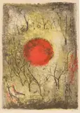 Zao Wou-ki, Le soleil rouge