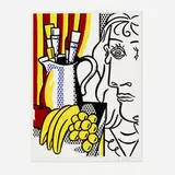 Roy Lichtenstein, Still Life With Picasso poster, 1995, offset lithograph in colors