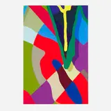 Kaws, Tension, 2019, screenprint in colors
