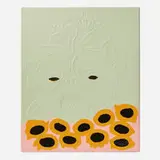 Gabríela Friðriksdóttir, Ten Sunflowers, 2003, enamel on MDF