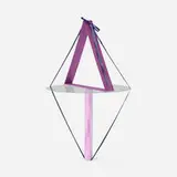 Patrick Hill, For Billy, 2004, rice paper over Davey boad, painted wood, ribbon, glass