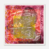 Dominic Chambers, After Albers Veil, 2021, charcoal, spray paint and chalk pastel on gessoed paper