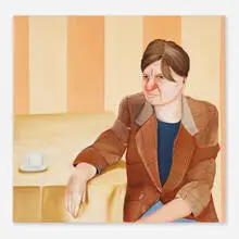 Madeline Pfull, Red Nose, 2017, oil on canvas