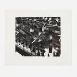Brett Weston, Untitled (Wood Lattice Abstraction)