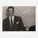 Lisette Model, Pianist Teddy Wilson at a Festival, c. 1955, vintage gelatin silver print