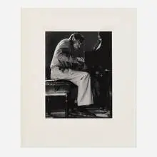 Lisette Model, Horace Silver at the Piano, Newport Jazz Festival, RI, c. 1954-57, vintage gelatin silver print