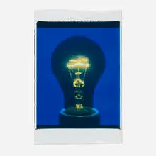 Amanda Means, Light Bulb 00017C (from the Color Polaroid series), 2001, Polaroid