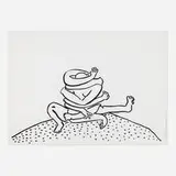 Keith Haring, Untitled, 1988, ink on Schoellershammer paper