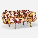Cartoon sofa by Fernando and Humberto Campana, 2009, stuffed animals, stainless steel, brass, offered May 2024