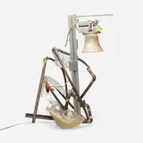 Toomas Toomepuu, Grown in Unknown, 2021, hand-blown glass, found objects, wire