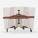 Desk from TBWA\Chiat\Day offices, New York by Gaetano Pesce, 1994, resin, steel, rubber, casters, offered May 2024