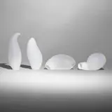 Jeremy Wintrebert, Tao sculptures, set of four, c. 2016, hand-blown glass