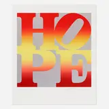 Robert Indiana, Autumn (from the 4 Seasons of Hope portfolio), 2012, screenprint in colors