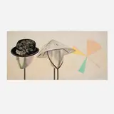 James Rosenquist, Head Stand, 1977, lithograph in colors on Okawara