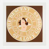 Robert Indiana, The Descent of a Love Goddess, 2008, screenprint in colors
