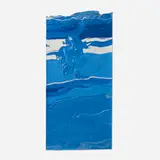 Rodney McMillian, Untitled (Sky), 2006, poured latex on canvas