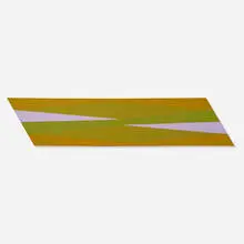 Untitled by Ronald Davis, c. 1965, acrylic on canvas, offered Feb 2024