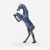 Luis Jiménez, Mustang model, 1992, lacquered acrylic and resin over cast fiberglass, wood