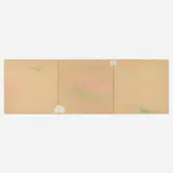 Joe Goode, Untitled, 1969, oil on canvas in three parts