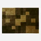 Medium pile carpet by Contemporary, hand-knotted wool, sold Jan 2023
