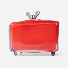 Lubomyr Sikach, Ichkiri, 2022, blown glass, metal
