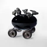 Elina Bilous, Untitled from the Orient Express series, 2012, blown glass, cast bronze