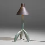 Wendell Castle, Pod Leg floor lamp, 1996, polychromed wood and fiberglass