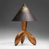 Wendell Castle, Small Lamp, 1994, polychromed wood and fiberglass
