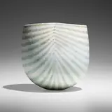 Vessel by John Ward, glazed stoneware, sold Jan 2023