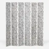 Arthur Court, Rare folding screen, c. 1960, polished cast aluminum