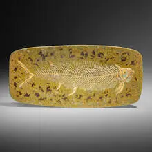 Hans Hedberg, Large platter, c. 1960, glazed earthenware
