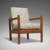 Axel Einar Hjorth, Sandhamn armchair, 1929, pine, upholstery