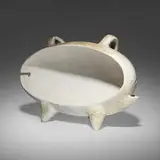 Hans Hedberg, Monumental tripod vessel, c. 1960, glazed earthenware