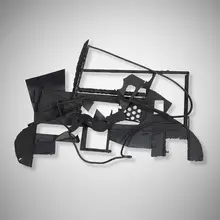 Robert Jacobsen, Untitled (Wall Sculpture), c. 1980, painted steel