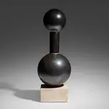 Tim Orr, Untitled (Sculpture), c. 1970, glazed earthenware, sandstone