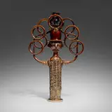 Bjørn Wiinblad, Juggler candlestick, c. 1970, glazed earthenware