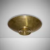 Paavo Tynell, Ceiling lamp, model 9060, 1950-52, brass, lacquered brass