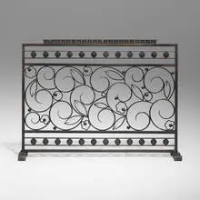Edgar Brandt, Fire screen, c. 1928, wrought iron