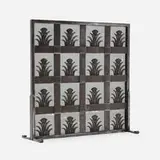 Edgar Brandt, Fire screen, c. 1928, wrought iron, brass mesh