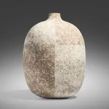 Claude Conover, Kocheb, 1986, glazed stoneware with engobe decoration