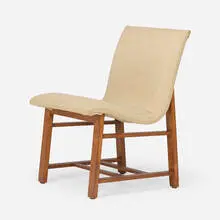 Charles Eames and Eero Saarinen, Chair from the Kleinhans Music Hall, Buffalo, 1939, beech, upholstery