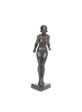 Carin Nilson, bronze figure of a stylised female nude, bronze