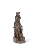 Eugène-Antoine Aizelin, bronze figure of 'Suzanne', bronze