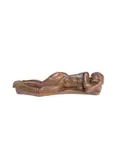 Alfred Vocke, ): A bronze figure of a sleeping girl, bronze