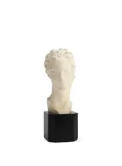 Phoebe Stabler, limited edition biscuit porcelain study of a stylised female head, biscuit porcelain