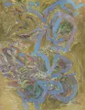 Hann Trier, Loreley“ („Lorelei“), 1968, Eitempera auf Leinwand